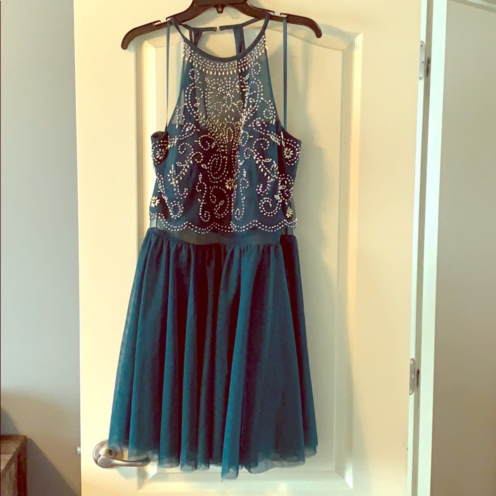 Plus size David’s Bridal Homecoming Dress